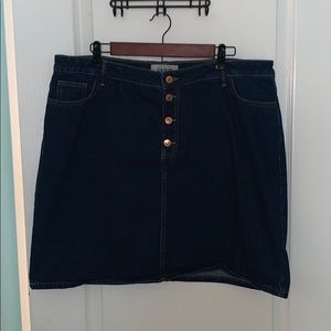ASOS High Waisted Denim Skirt